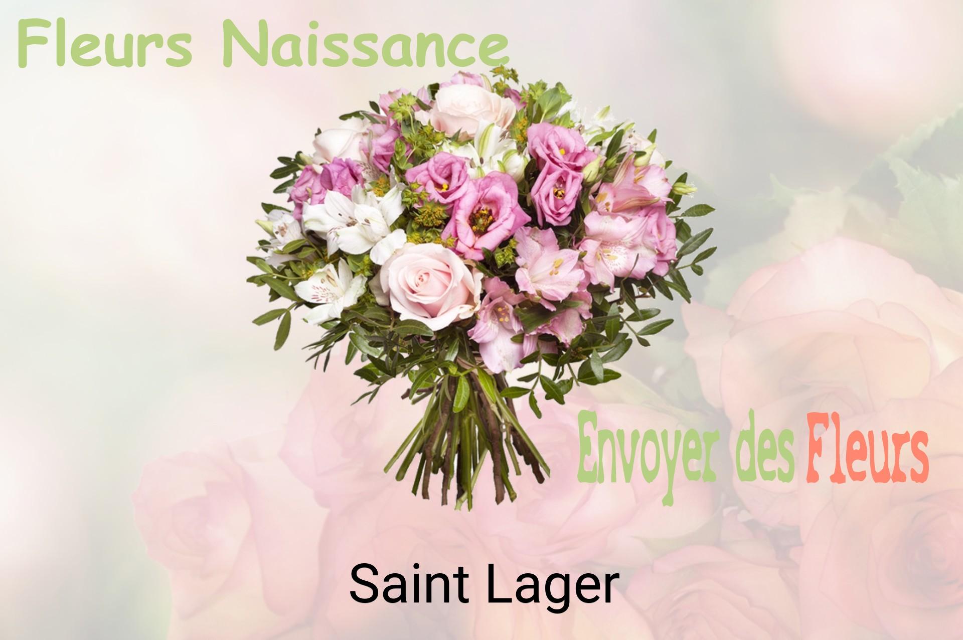 Bouquet de fleurs de naissance livré à Saint-Lager